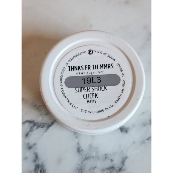 ColourPop Super Shock Cheek Matte Blush Thnks Fr Th Mmrs - Picture 2 of 2